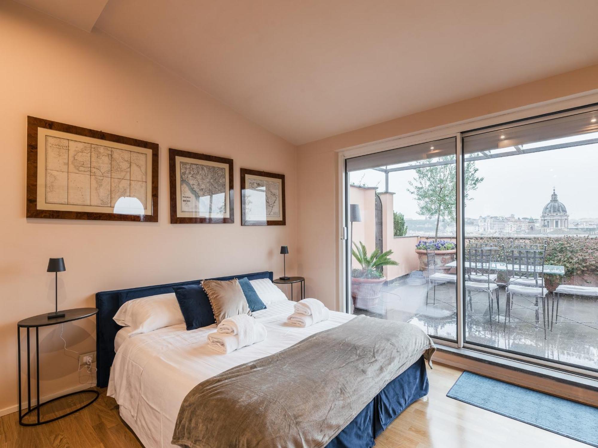 The Best Rent - Spacious Apartment With Terraces With Panoramic View Of روما المظهر الخارجي الصورة